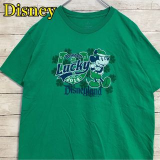 ディズニー(Disney)の【入手困難】Disney ミッキー　Tシャツ　XLサイズ　ゆったり　一点物　レア(Tシャツ/カットソー(半袖/袖なし))