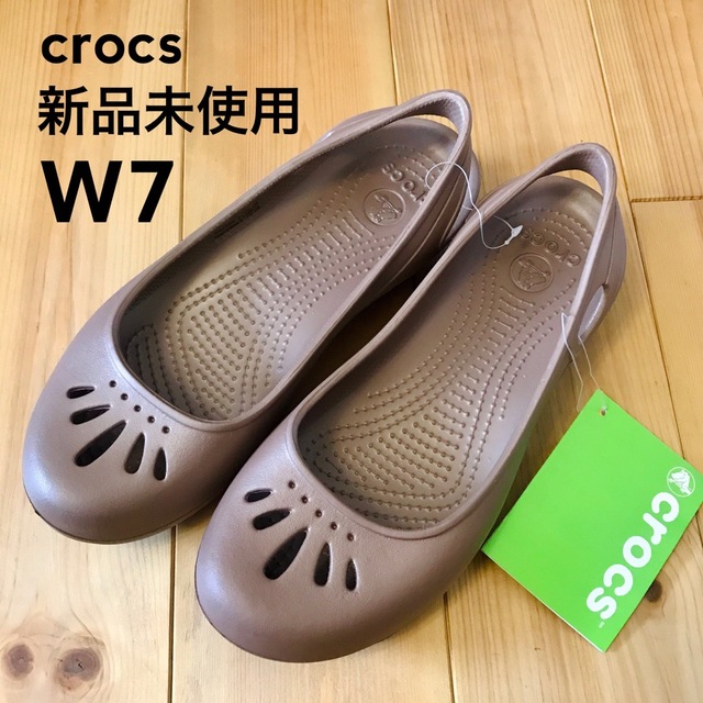 crocs - にくきゅう様専用☆クロックス｜セア W7 ブロンズ 新品の通販