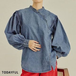 todayful Cotton Asymmetry Shirt 正規品