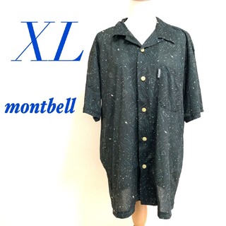 モンベル(mont bell)のmont-bell モンベル 半袖シャツ 星座 メッシュ アウトドア ブラック(Tシャツ(半袖/袖なし))