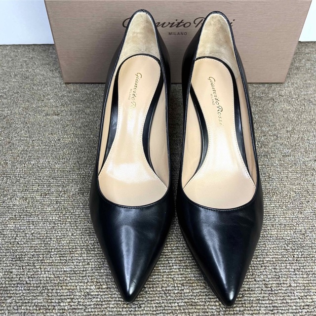 37.5 Gianvito Rossi プレーン パンプス 黒 24.5 | www