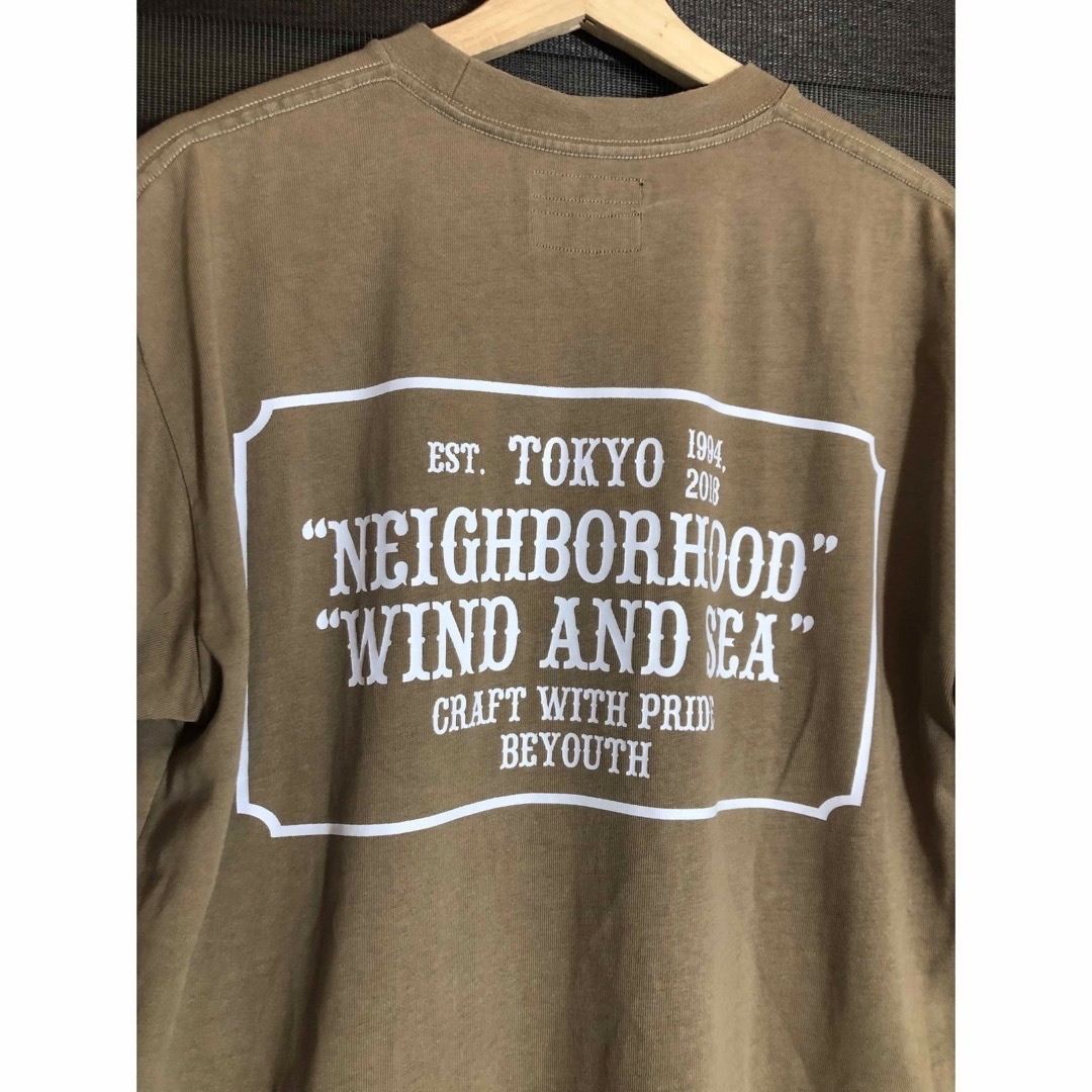 NEIGHBORHOOD × WIND AND SEA TEE L size 卸し売り購入 7200円 www