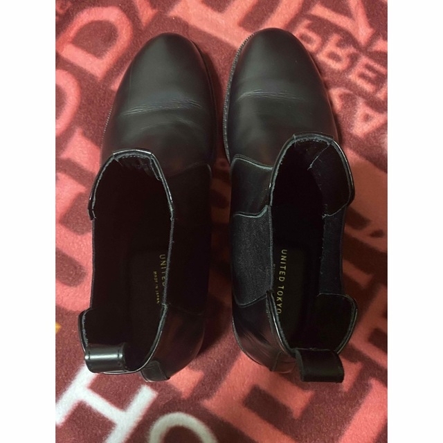 UNITED TOKYO(ユナイテッドトウキョウ)の新品【UNTIED TOKYO】サイドゴア ブーツ 黒  サイズ1 メンズの靴/シューズ(ブーツ)の商品写真