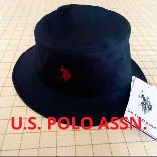 ユーエスポロアッスン(U.S. POLO ASSN.)のユーエスポロアッスン　ポロ　ハット　新品　ネイビー　紺　帽子　バケットハット(ハット)