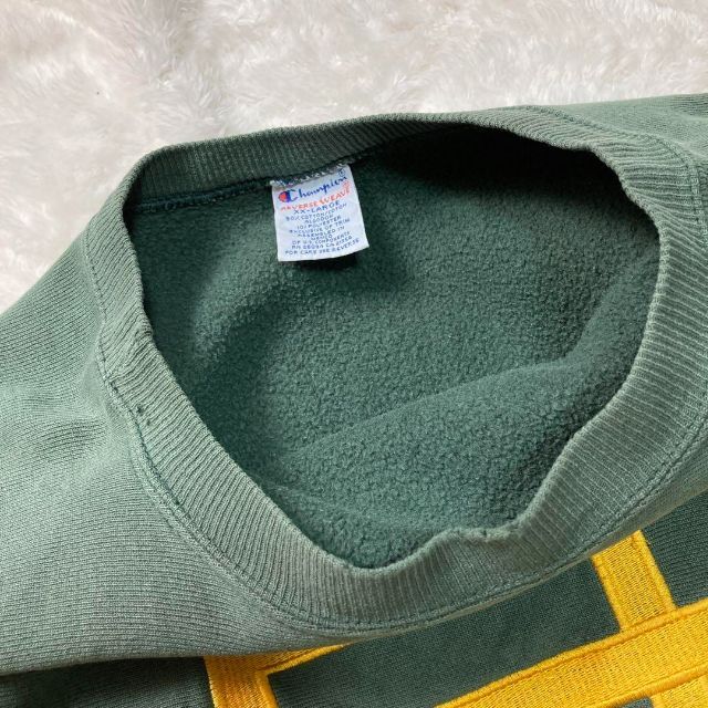 90s チャンピオン リバースウィーブ 刺繍タグ グリーンベイ