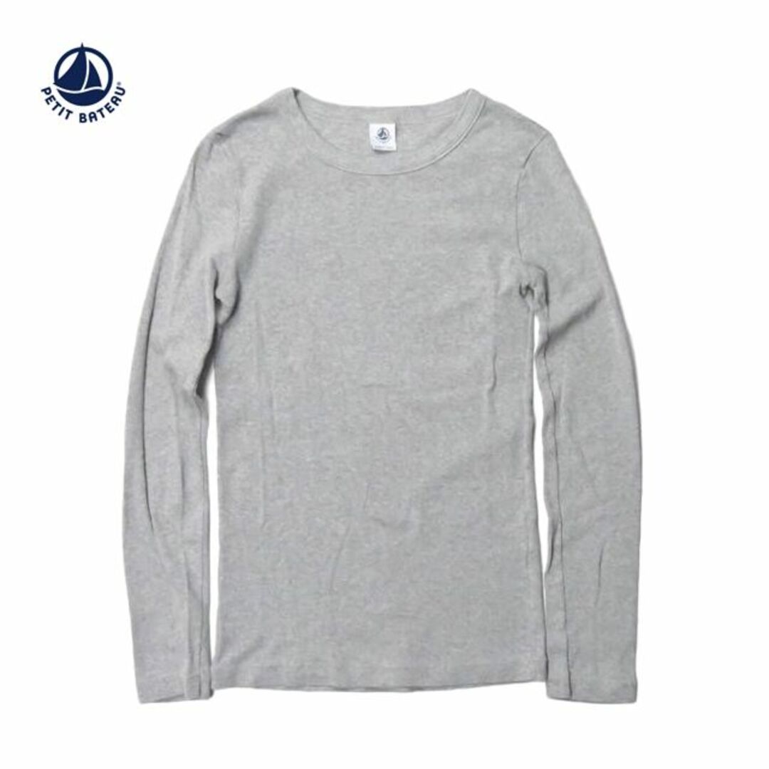 PETIT BATEAU(プチバトー)の新品 PETIT BATEAU✨プチバトー クルー ロングTシャツ カットソー レディースのトップス(Tシャツ(長袖/七分))の商品写真
