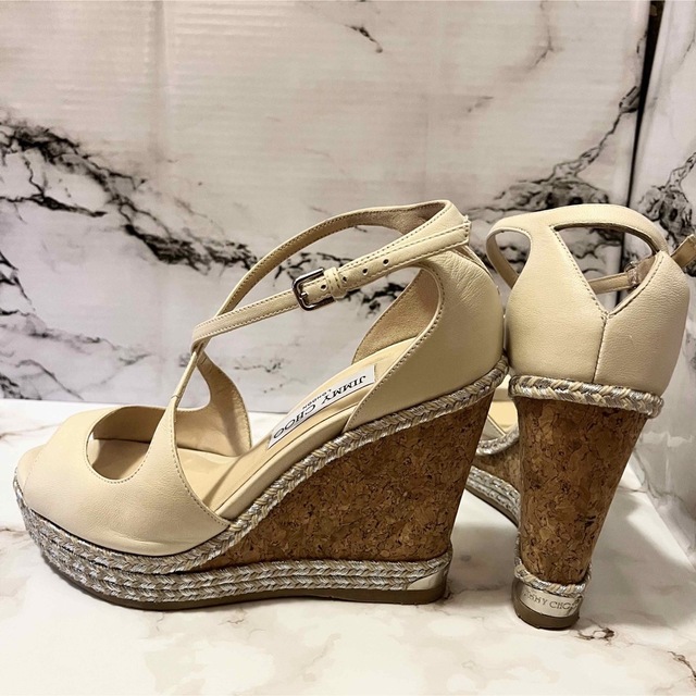 JIMMY CHOO(ジミーチュウ)の☆大人気☆JIMMY CHOO☆ウエッジサンダル☆23.5㎝☆ レディースの靴/シューズ(サンダル)の商品写真