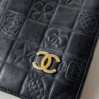 CHANEL - シャネル CHANEL チョコバー アイコン レザー 二つ折り長財布
