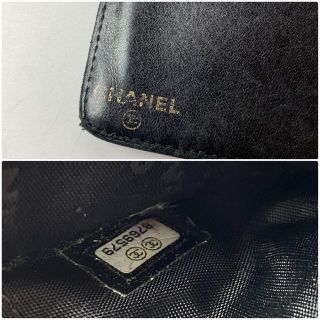 CHANEL - シャネル CHANEL チョコバー アイコン レザー 二つ折り長財布
