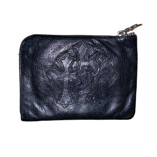 クロムハーツ(Chrome Hearts)のクロムハーツ　ウォレット　クロスパッチ　2サイド　ジップ CH027(折り財布)