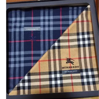 バーバリー(BURBERRY)のBURBERRY ハンカチ 2枚セット(ハンカチ/ポケットチーフ)