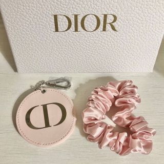 ディオール(Dior)のディオール　ノベルティ　ミラー　シュシュ　新品未使用(ミラー)