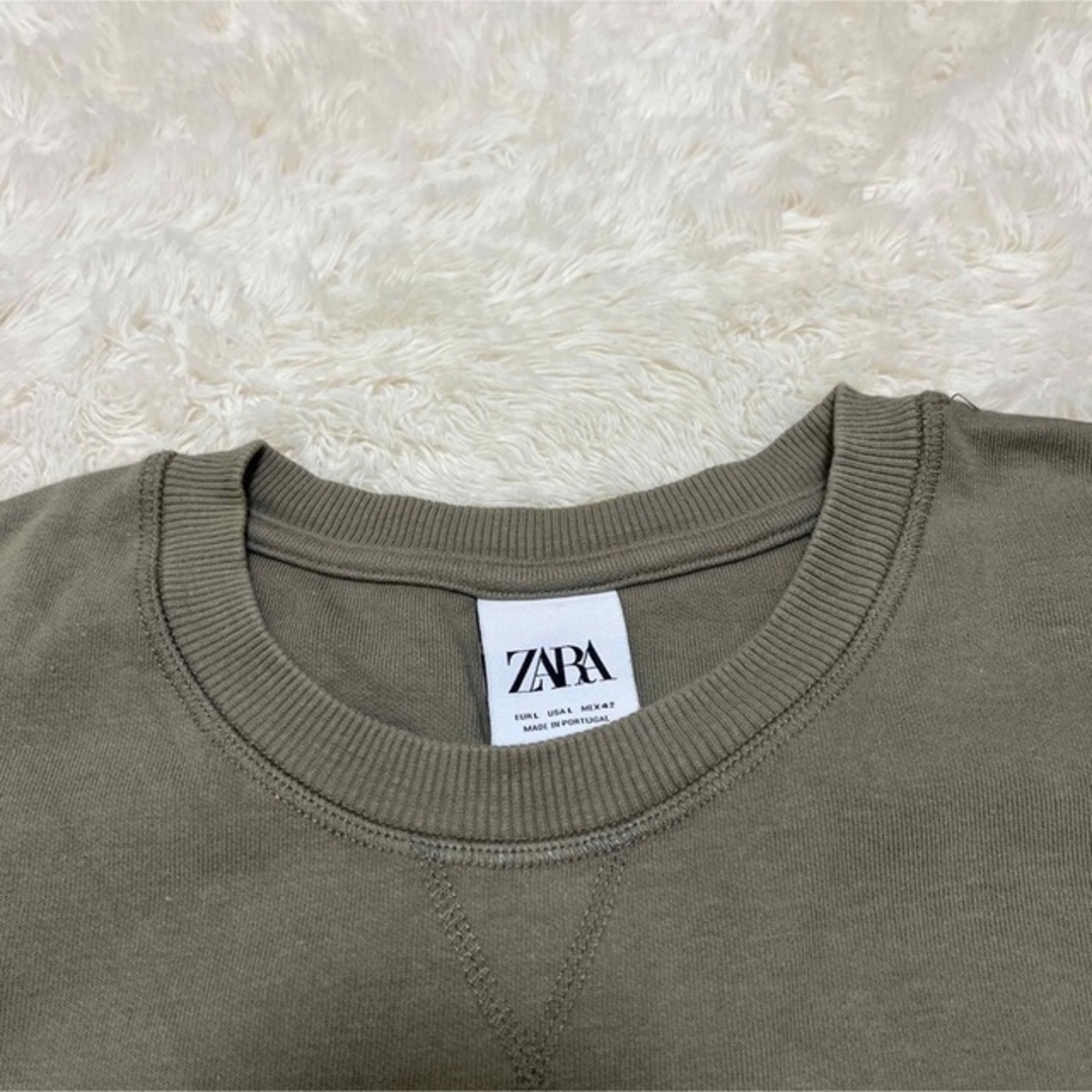 ZARA(ザラ)のZARA スエット(カーキ) メンズのトップス(スウェット)の商品写真