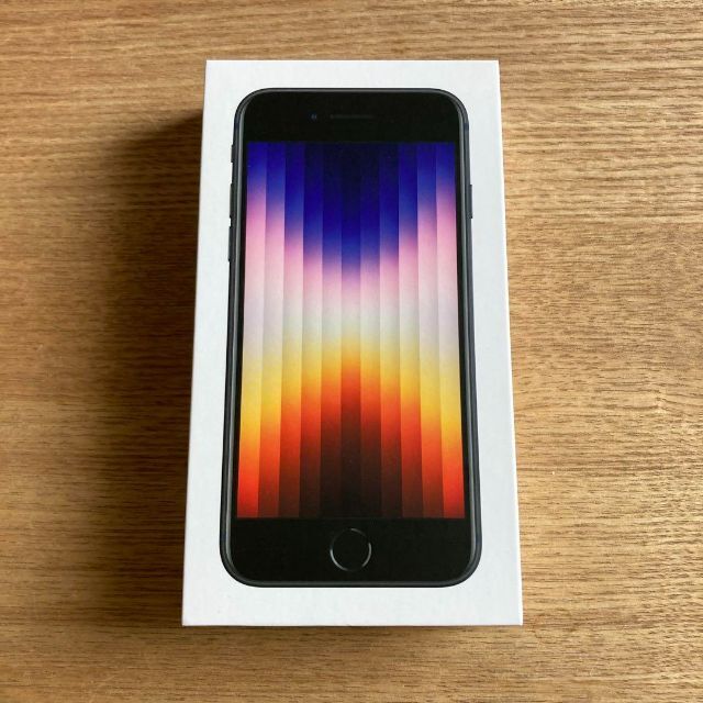 スマートフォン本体3/28購入iPhone SE (第3世代) ミッドナイト 64 ソフトバンク