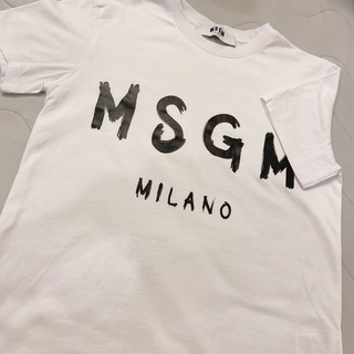 エムエスジイエム(MSGM)のMSGM Tシャツ ホワイト XS 正規品(Tシャツ(半袖/袖なし))