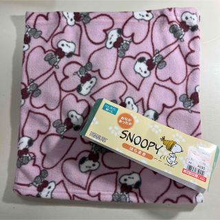 スヌーピー(SNOOPY)のスヌーピー  腹巻き　ピンク　M〜Lサイズ(アンダーシャツ/防寒インナー)