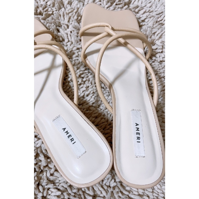 アメリヴィンテージ　Ameri　WAVE TOE SANDAL　ベージュL