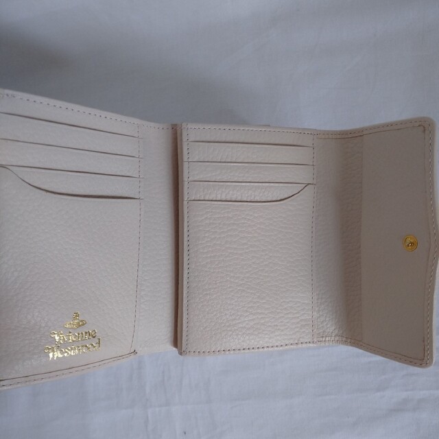 vivienne westwood ハラコ ピンク レオパード 口金 折り財布