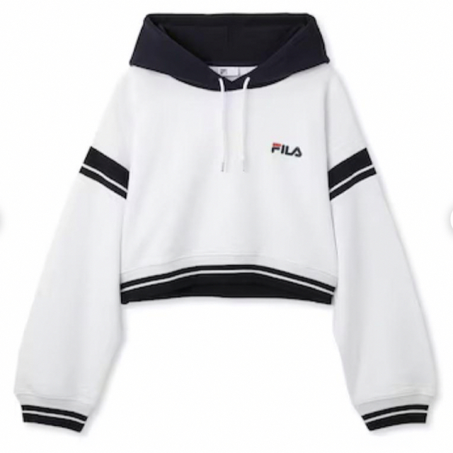 SNIDEL(スナイデル)のSNIDEL×FILA ORGANICSショートパーカー レディースのトップス(パーカー)の商品写真