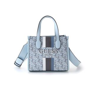 ゲス(GUESS)の【スカイブルー(IBG)】(W)SILVANA 2 Cmprtmnt Mini Tote(トートバッグ)