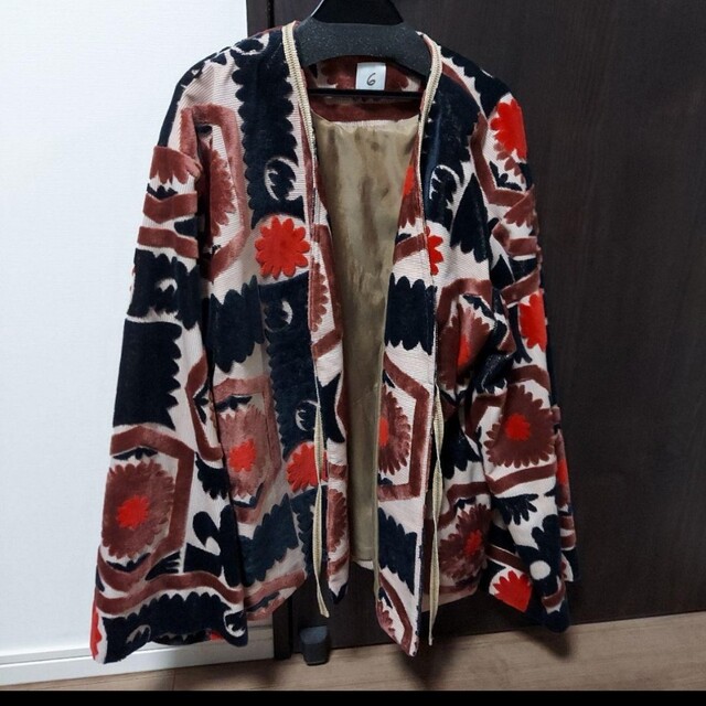 今週値下中❗6ROKU PILECUT JACQUARD JACKET 38 | angeloawards.com