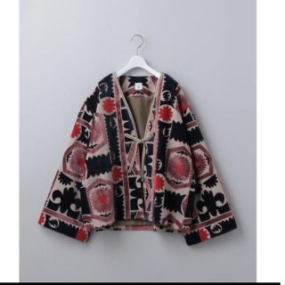 6 (ROKU) - 美品値下中❗6ROKU PILECUT JACQUARD JACKET 38の通販 by