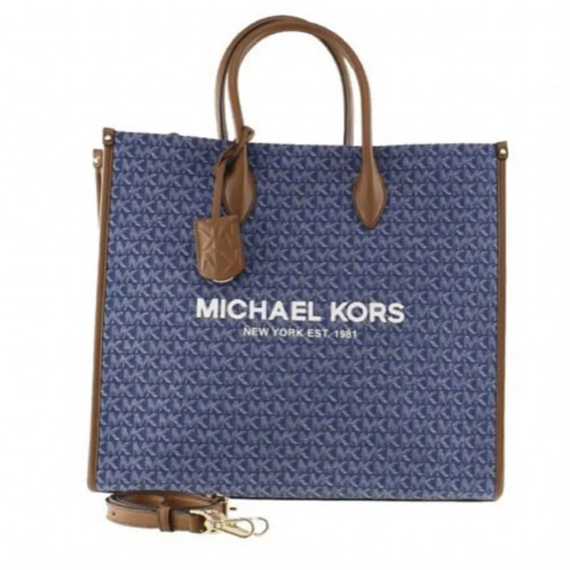 新品未使用品です[新品]MICHAEL KORS  MIRELLA NS デニムトート ラージ