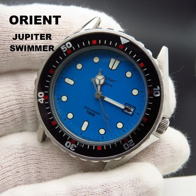 ORIENT(オリエント)のORIENT Jupiter SWIMMER ダイバーウォッチ ブルー文字盤  メンズの時計(腕時計(アナログ))の商品写真