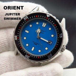 オリエント(ORIENT)のORIENT Jupiter SWIMMER ダイバーウォッチ ブルー文字盤 (腕時計(アナログ))