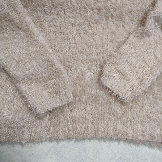 chocol raffine robe(ショコラフィネローブ)のショコラフィネローブ　(F)　シャギーニット　セーター レディースのトップス(ニット/セーター)の商品写真