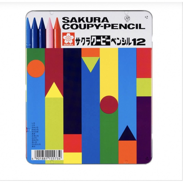 サクラクレパス(サクラクレパス)のクーピーペンシル12色 エンタメ/ホビーのアート用品(色鉛筆)の商品写真