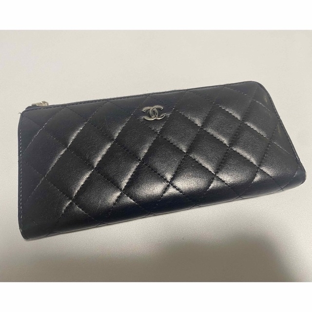 CHANEL マトラッセ 黒 長財布