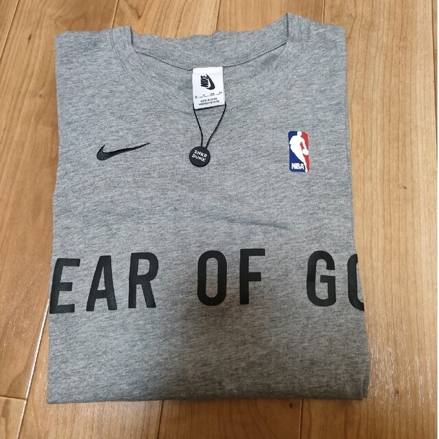 FEAR OF GOD×NIKE Warm up Tシャツ　グレー