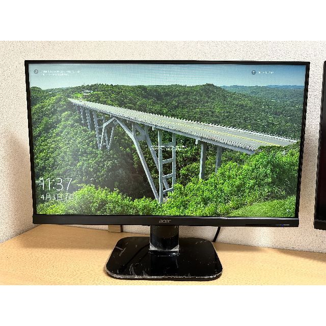 Acer 27インチモニタ KA270HAbmidxの通販 by ららら's shop|ラクマ