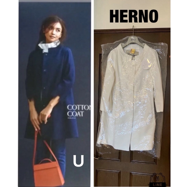 HERNO(ヘルノ)の【VERY掲載】ヘルノHERNOスプリングコート　ブルゾン レディースのジャケット/アウター(スプリングコート)の商品写真