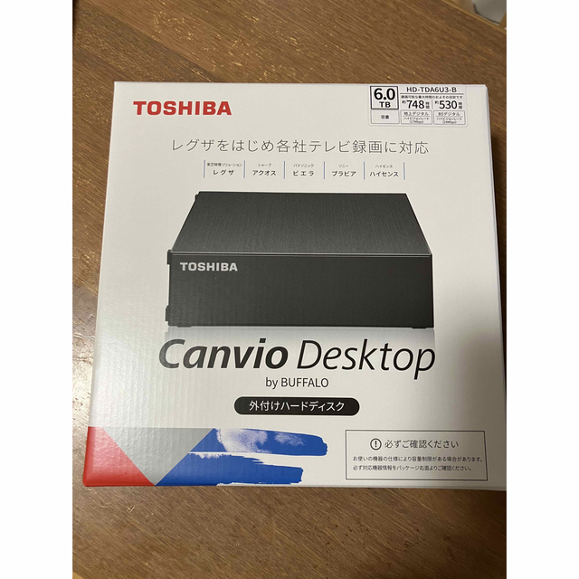 BUFFALO 外付けHDD ブラック 6TB HD-TDA6U3-B - PC周辺機器