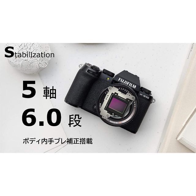 富士フイルム(フジフイルム)の【新品】FUJIFILM デジタルカメラ X-S10 ボディ F X-S10 スマホ/家電/カメラのカメラ(ミラーレス一眼)の商品写真