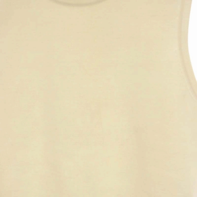 エブール シルクコットン ニット スリーブレストップス カットソー ノースリーブ レディースのトップス(カットソー(半袖/袖なし))の商品写真