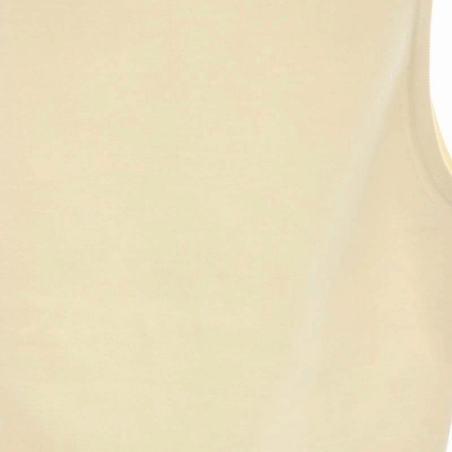 エブール シルクコットン ニット スリーブレストップス カットソー ノースリーブ レディースのトップス(カットソー(半袖/袖なし))の商品写真