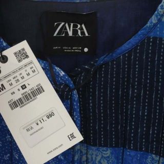 ZARA   ザラ ZARA パッチワークキルトジャケット ミドル丈 クルー