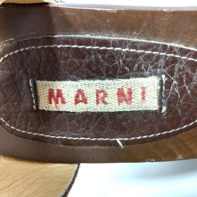 Marni(マルニ)のマルニ サンダル 36 レディース - レザー レディースの靴/シューズ(サンダル)の商品写真