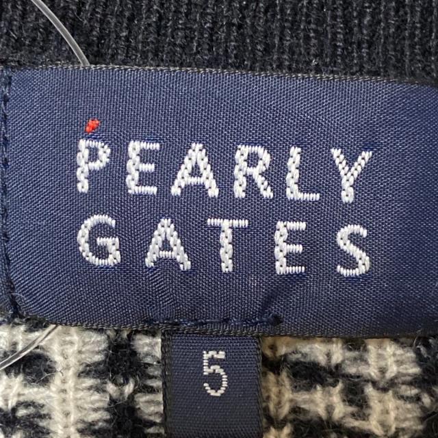 PEARLY GATES(パーリーゲイツ)のパーリーゲイツ 長袖セーター サイズ5 XL - メンズのトップス(ニット/セーター)の商品写真