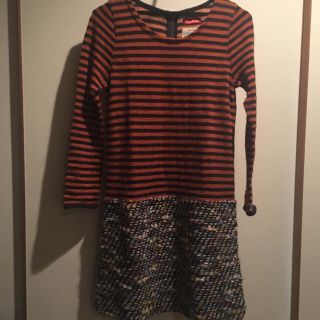 シップスフォーウィメン(SHIPS for women)のCoohem ニットツイードワンピース 2012AW(ミニワンピース)