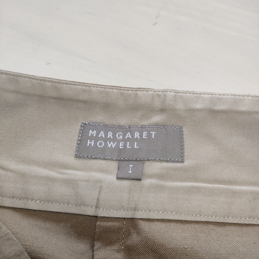 MARGARET HOWELL(マーガレットハウエル)のMARGARET HOWELL/JOHN SMEDLEY 578-9132012 COTTON LINEN OXFORD コットンリネン サイズ1 ロングスカート ベージュ レディース マーガレットハウエル/ジョンスメドレー【中古】3-0322M△ レディースのスカート(ロングスカート)の商品写真