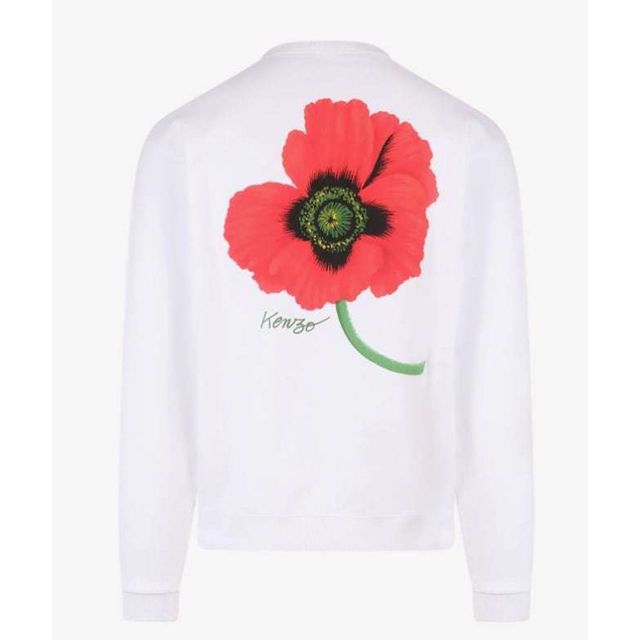 KENZO - KENZO poppy スウェット Sサイズ ホワイト 新品未使用品の通販
