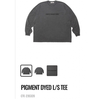 クーティー(COOTIE)のCOOTIE  PIGMENT DYED L/S TEE  L サイズ新品未使用(Tシャツ/カットソー(七分/長袖))