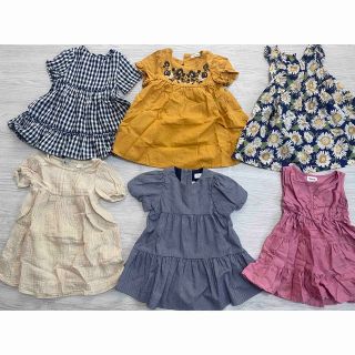 ザラキッズ(ZARA KIDS)のZARABaby BREEZE 等 まとめ売り 女の子 ワンピース 80(ワンピース)