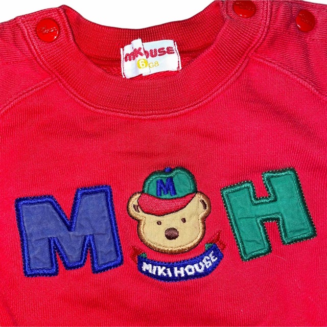 希少 】 ミキハウス mikiHOUSE スウェット 80 ベビー レトロ-
