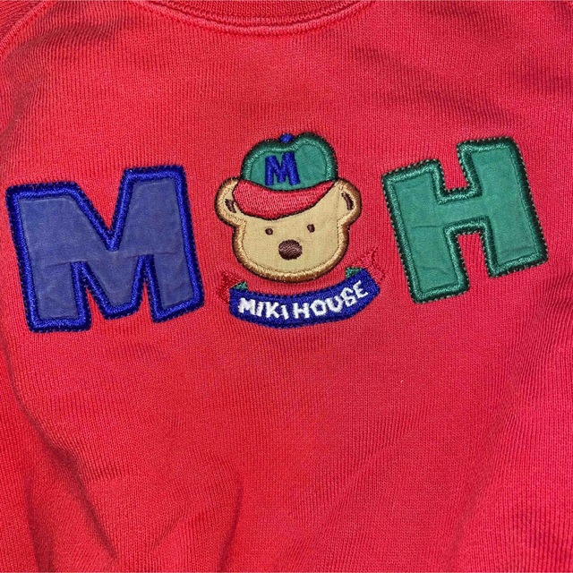 希少 】 ミキハウス mikiHOUSE スウェット 80 ベビー レトロ-