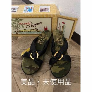 アイランドスリッパ(ISLAND SLIPPER)の【美品】ISLAND SLIPPERサンダル レディース(サンダル)